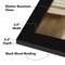 Americanflat Gallery Picture Frame - Set of 2 - Photo Frame for Wall Decor - Shatter Resistant Glass - Adjustable Hanging Hardware - Includes Easel for Tabletop Display - Black